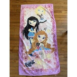 Bratz Beach Towel Y2K MGA 100% Cotton Vintage Pool